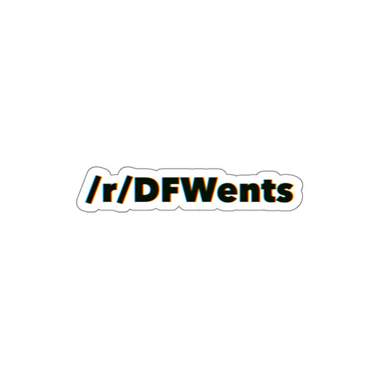 DFWents subreddit sticker